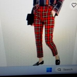 COPY - J.Crew Tartan Plaid Cameron Pant Size 4T. EUC